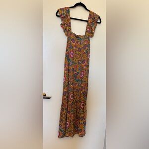 green summer wrap dress Petal and Pup Womens Melody Plisse Halter Maxi Dress